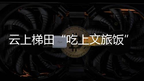 【】云上当地村民在梯田里劳作